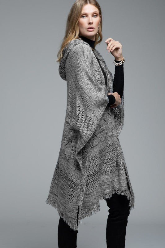 The Eliana Hoodie Sweater-Grey