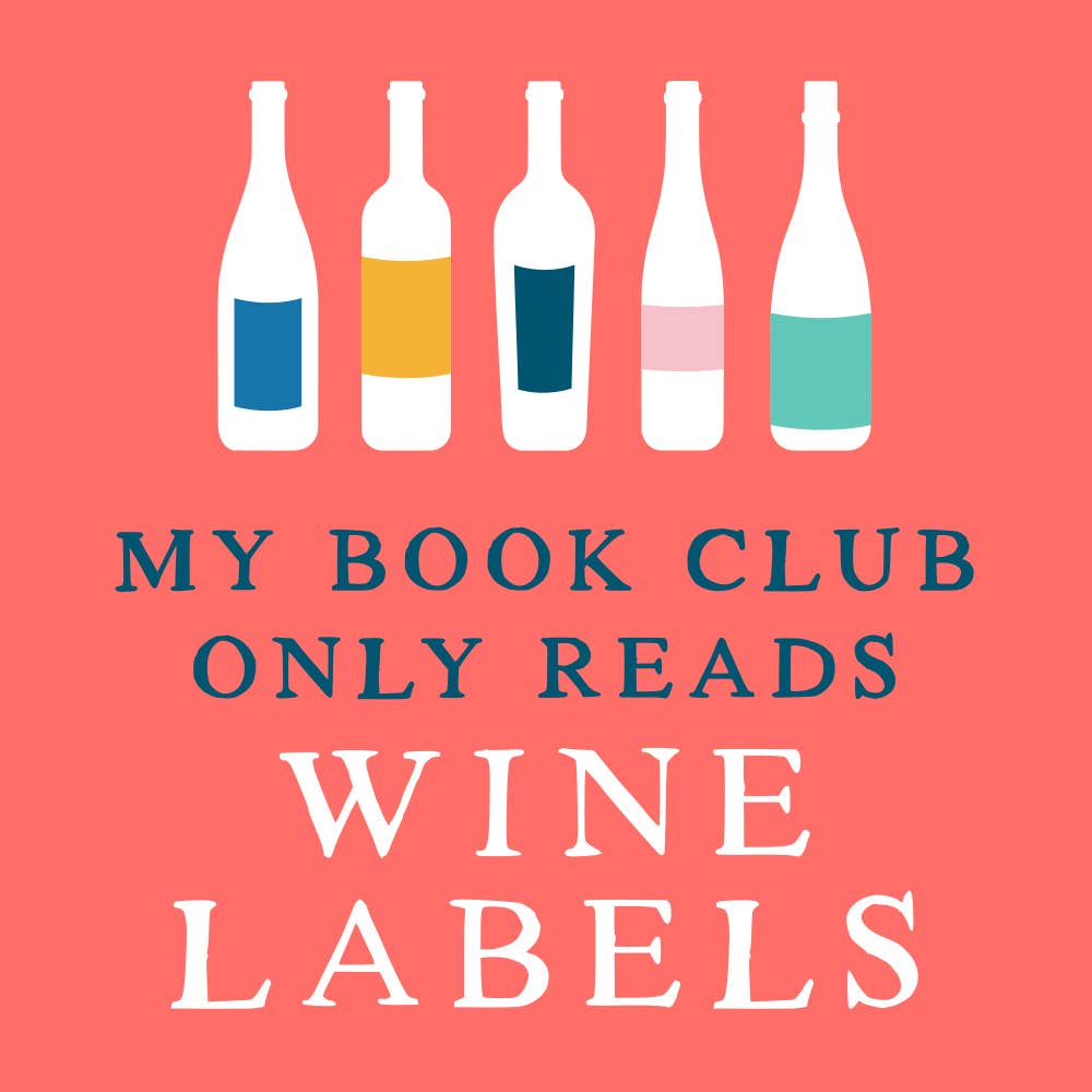 Cocktail Napkins l My Book Club Only Reads Wine Labels-20ct