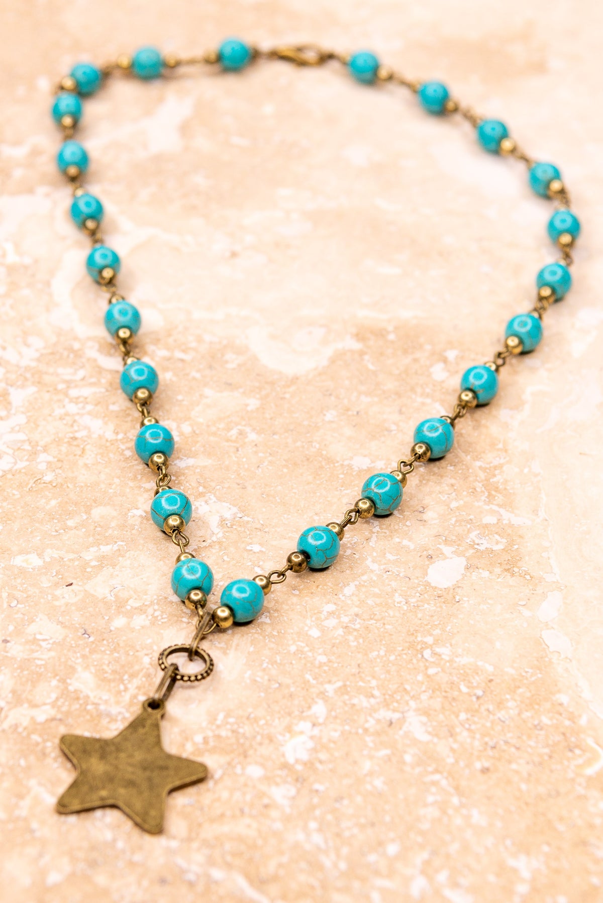 Tortoise Turquoise Necklace