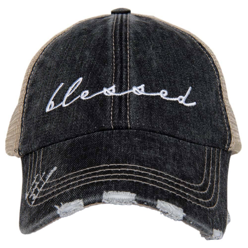 Blessed (Small Cursive) Trucker Hat
