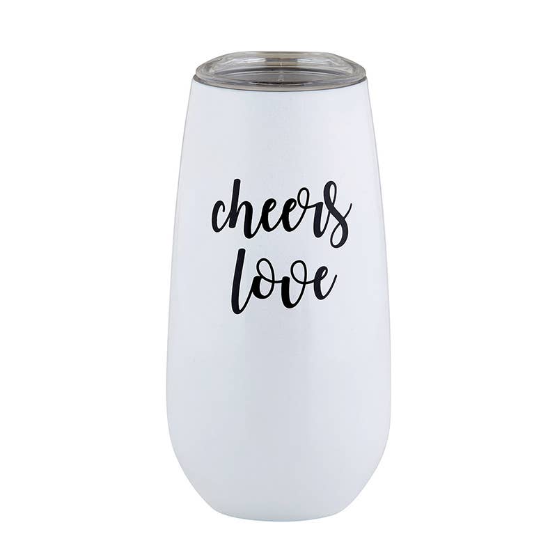 Champagne Tumbler - Cheers Love – Bliss Danville