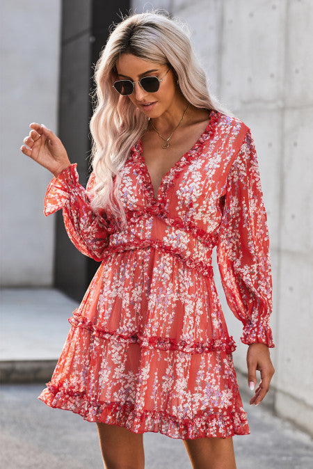 mini dress pinterest The Joleena Dress-Red