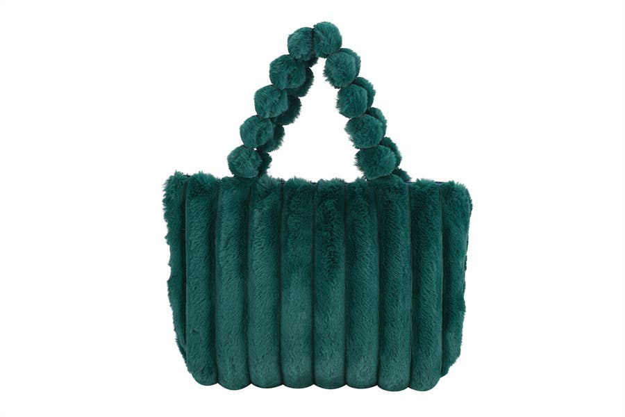 Ladies Faux Fur Fashion Handbag