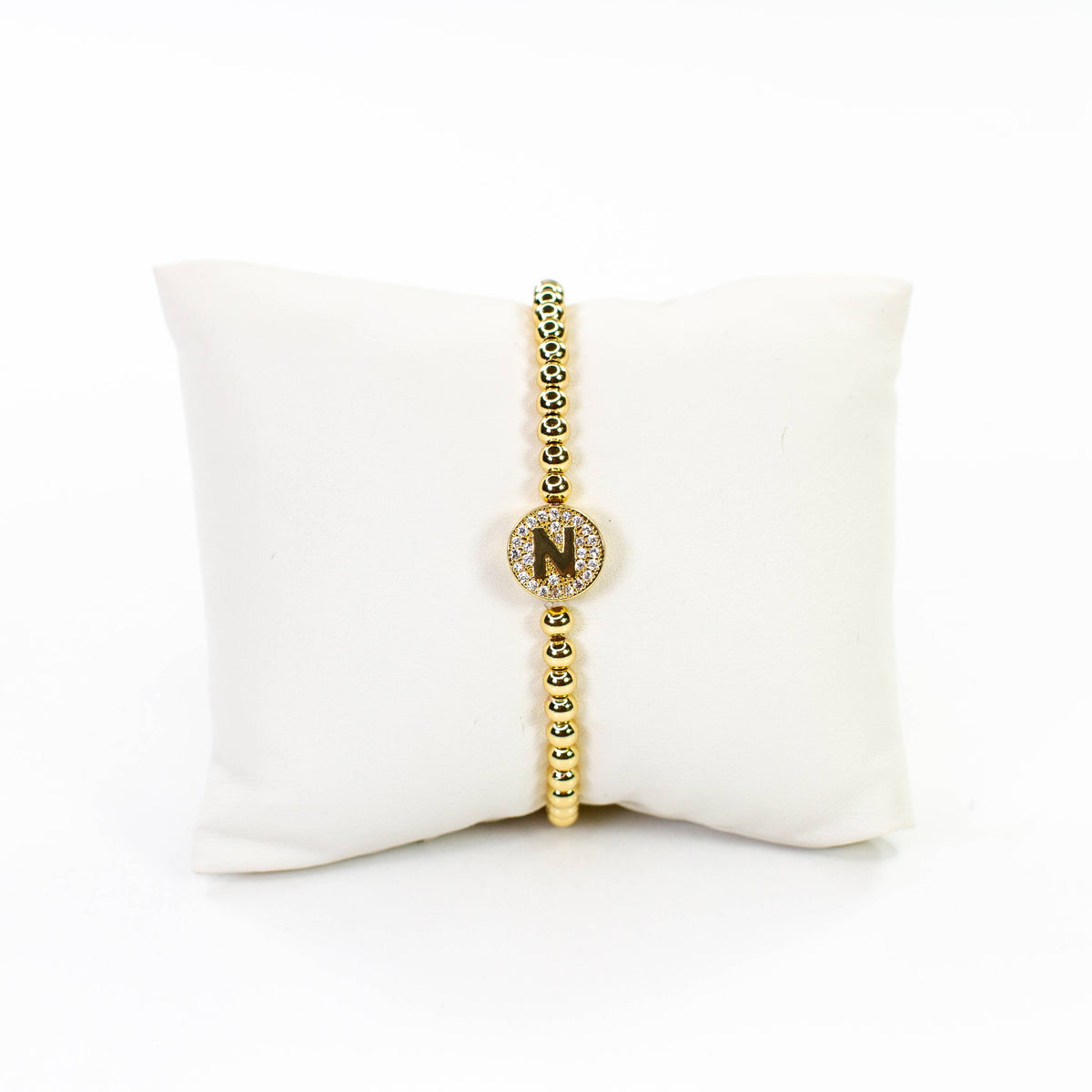 Initial Simulated Diamond Bracelet: T