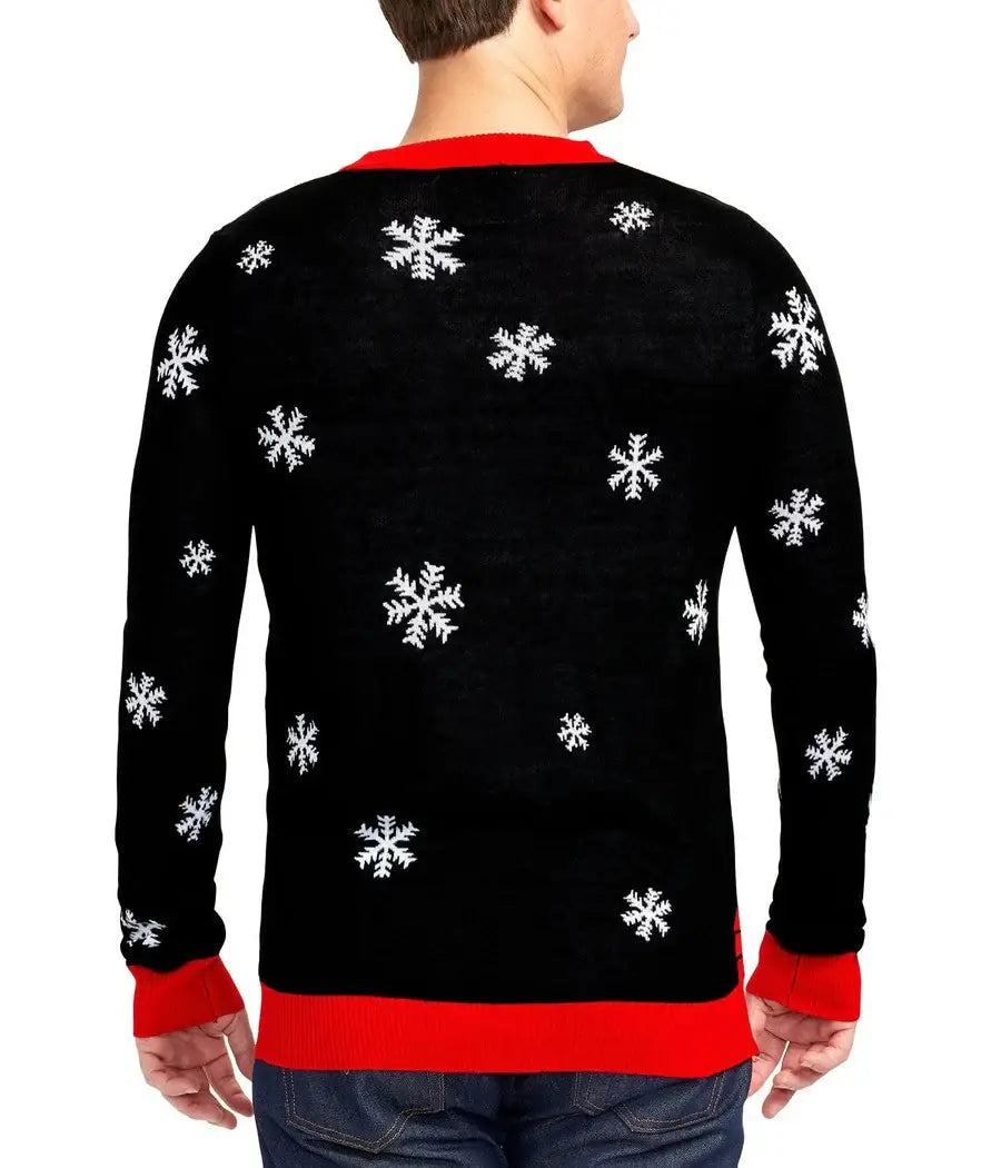 SALE Leaky Roof Men's Light-Up Ugly Christmas Sweater