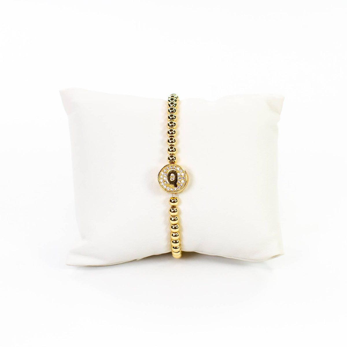 Initial Simulated Diamond Bracelet: E