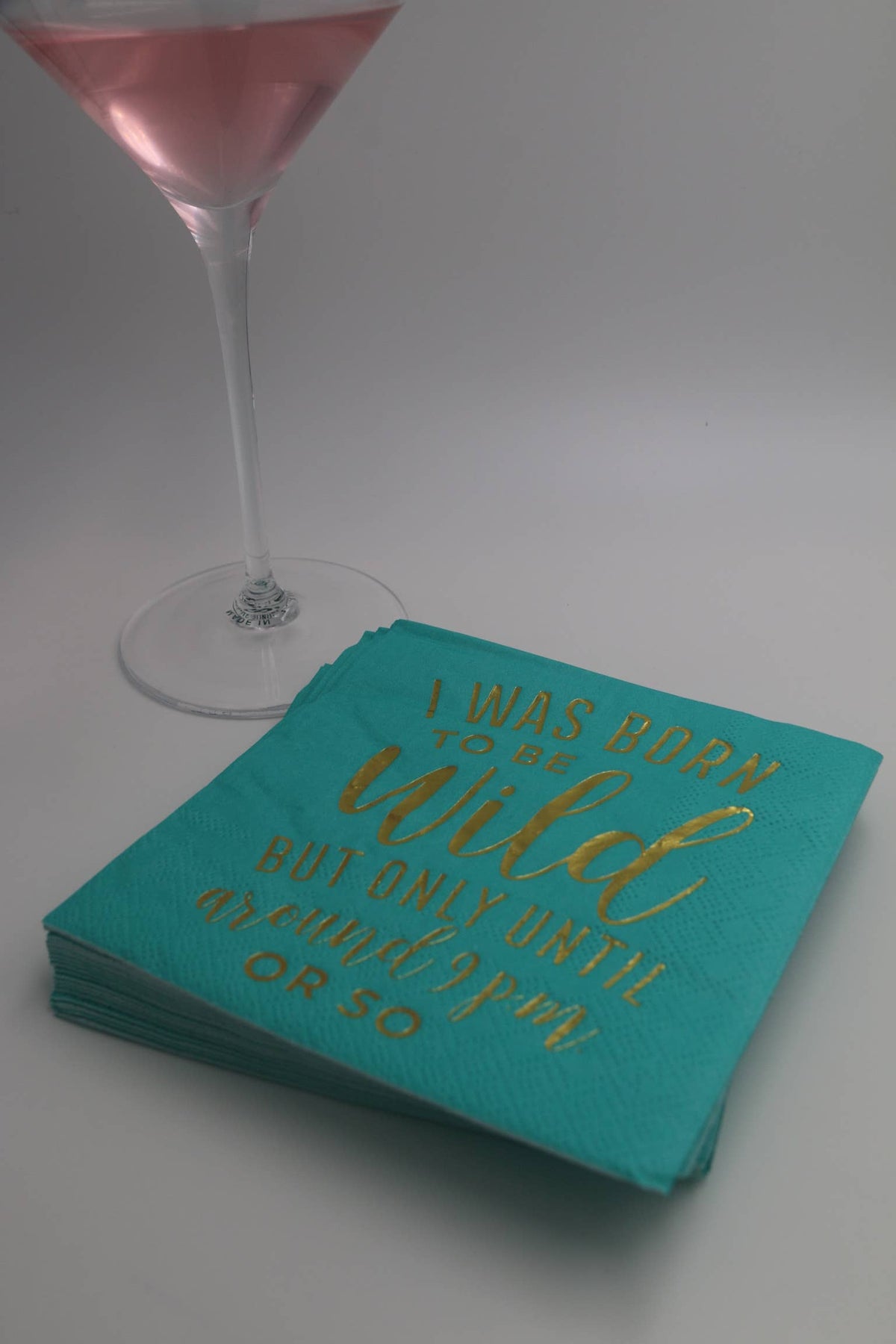 Funny Cocktail Napkins | Born to Be Wild - Foil - 20ct