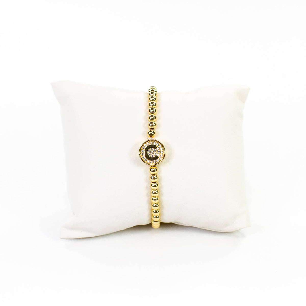 Initial Simulated Diamond Bracelet: T