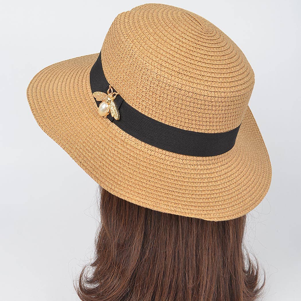Faux Straw Hat