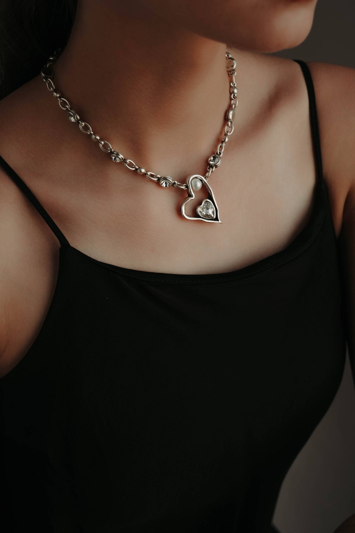 Handmade Pewter Necklace - 3851