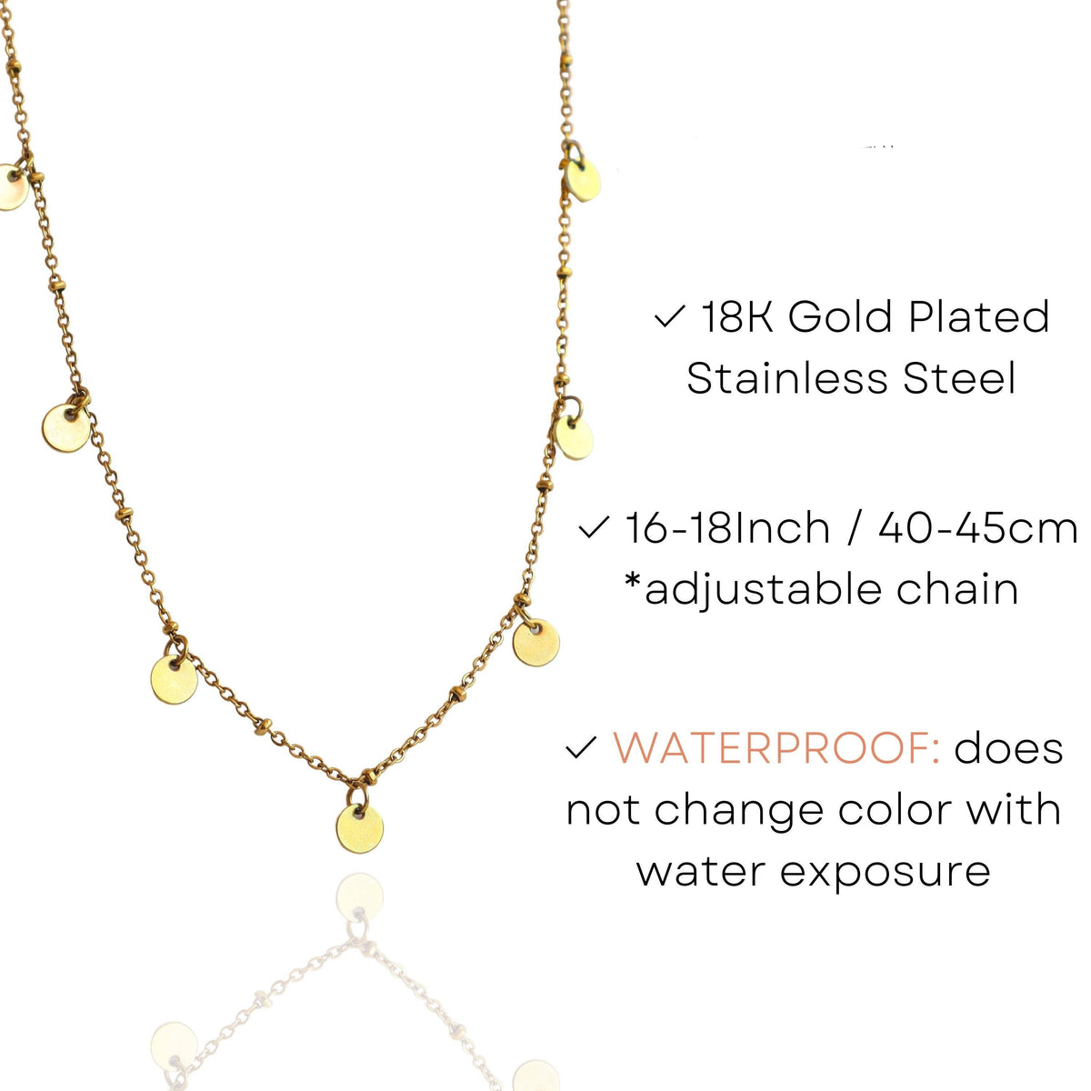 Summer Vibes Disc Necklace