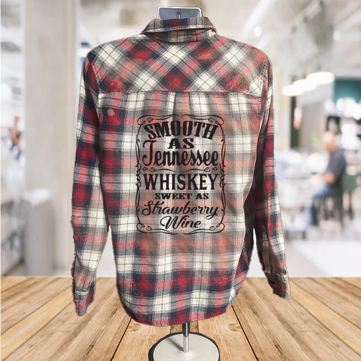 Smooth as Tennessee Whiskey Button Down Shirt: XL