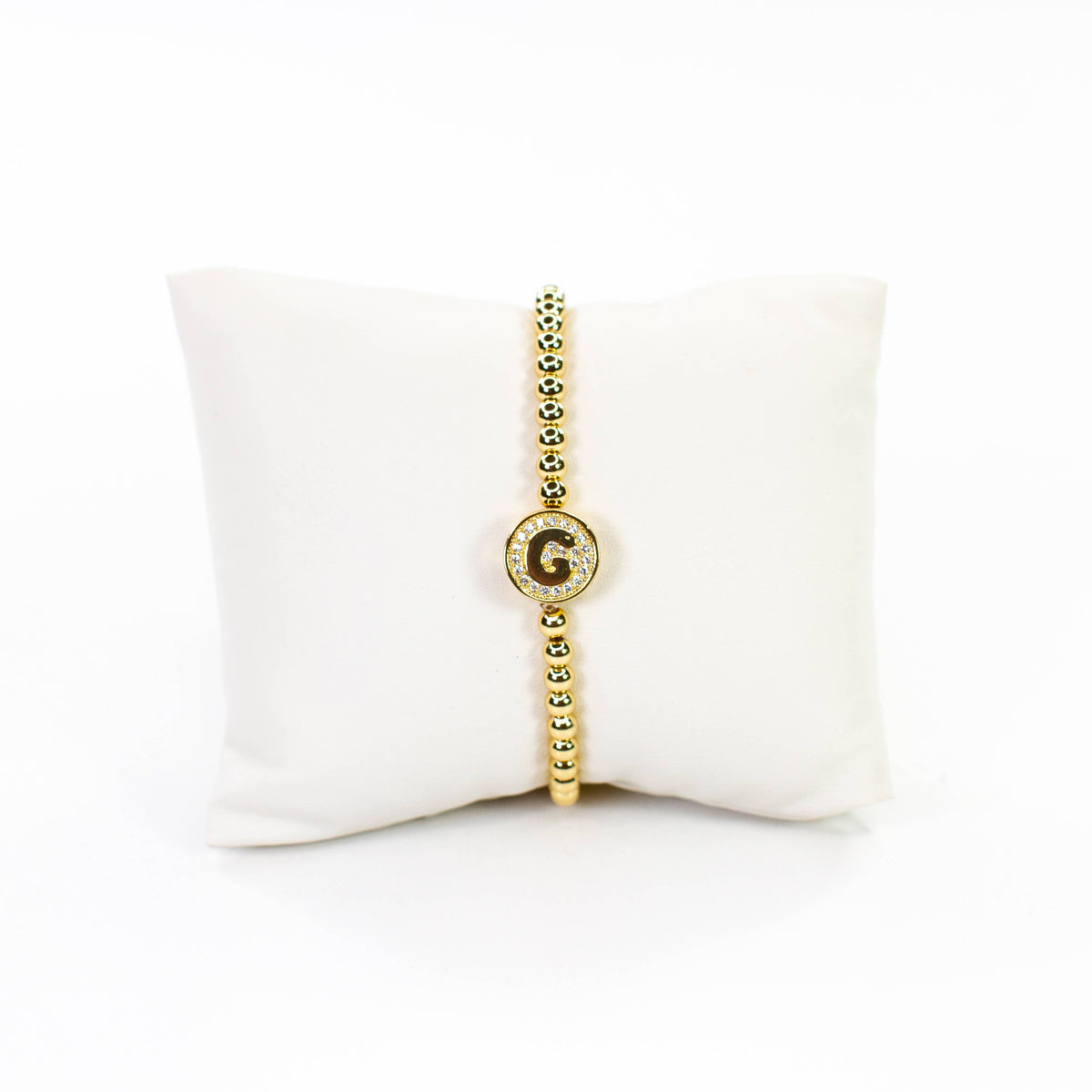 Initial Simulated Diamond Bracelet: T