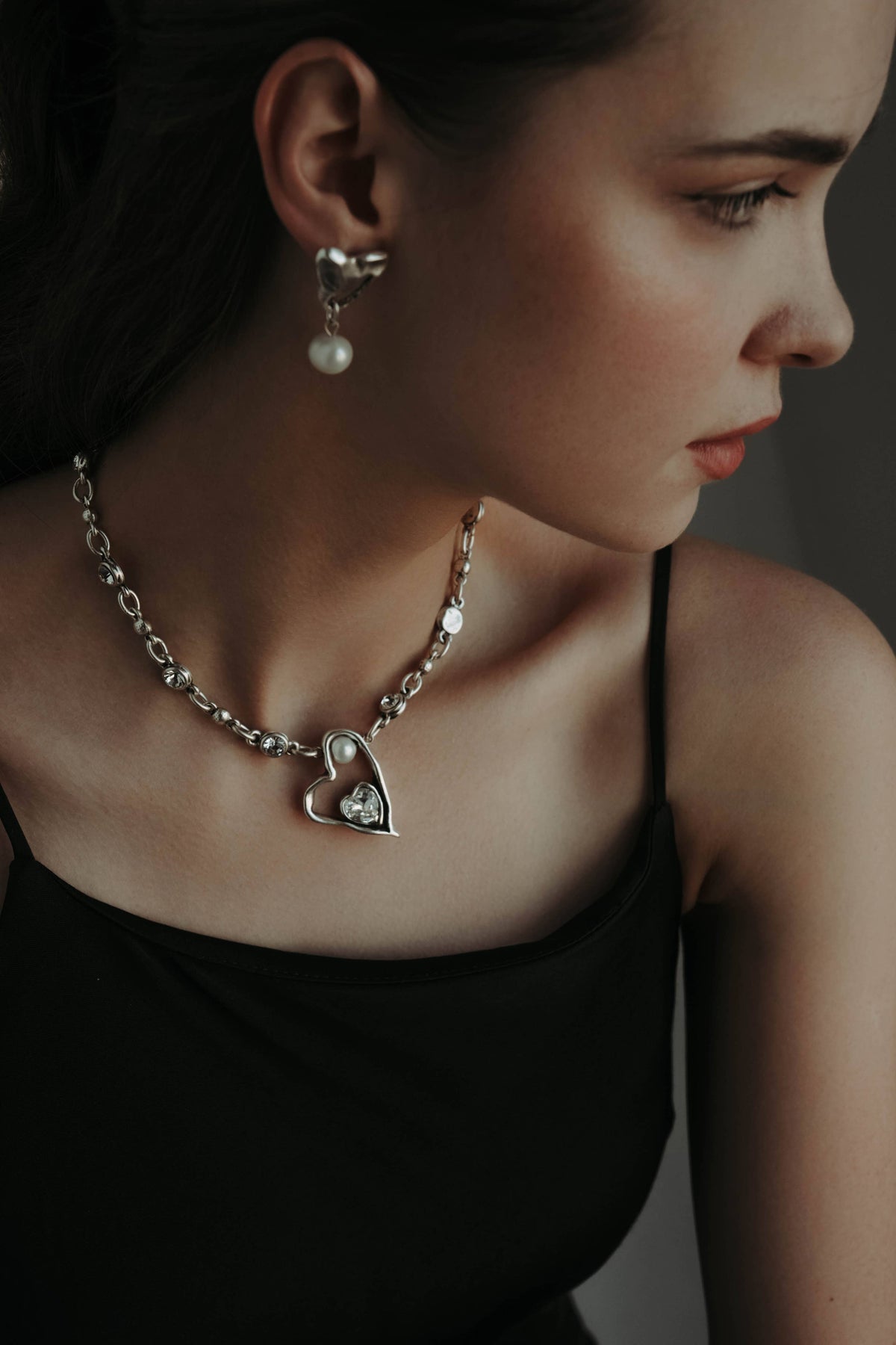 Handmade Pewter Necklace - 3851