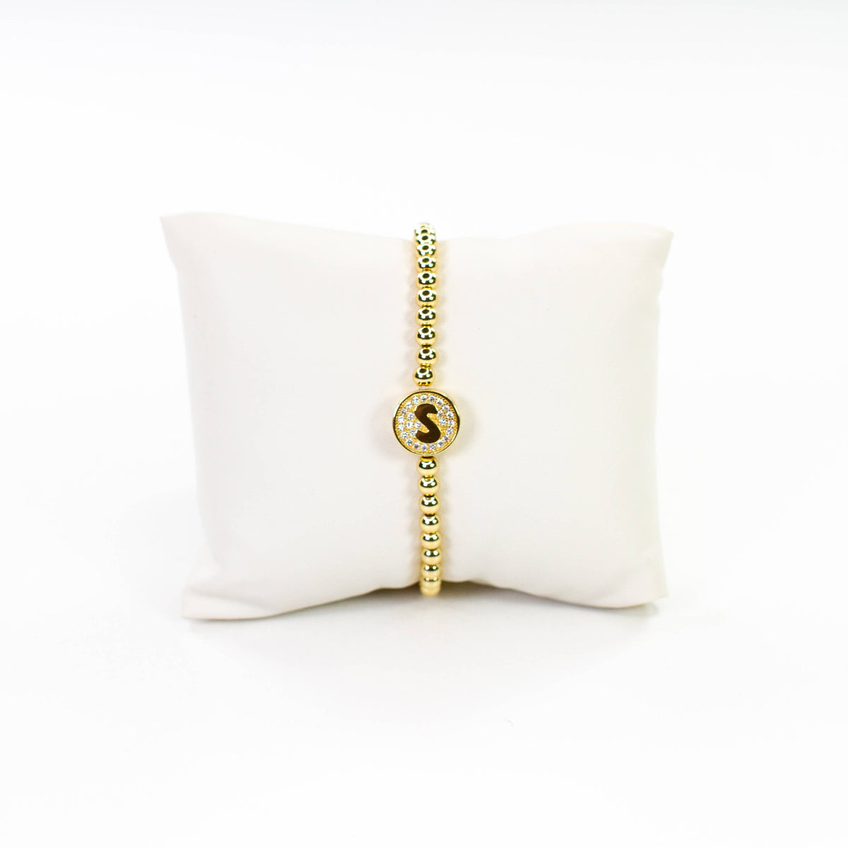 Initial Simulated Diamond Bracelet: E