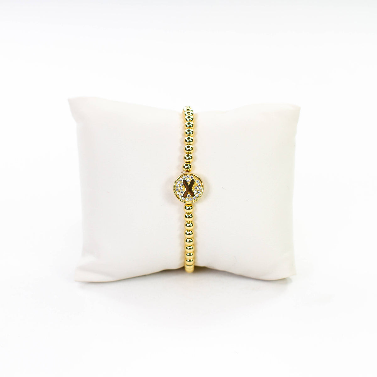 Initial Simulated Diamond Bracelet: E