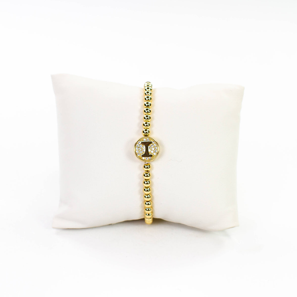 Initial Simulated Diamond Bracelet: T