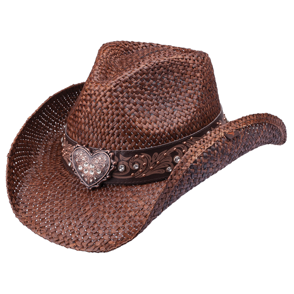 Flint Straw Western Drifter Cowboy Hat