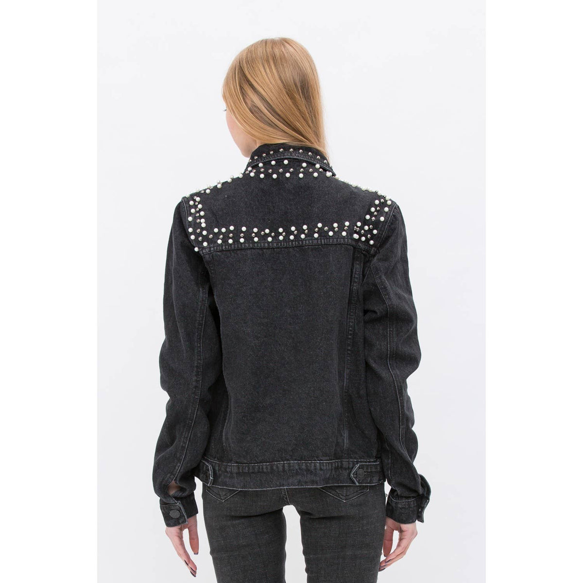 The Black Pearlie Denim Jacket