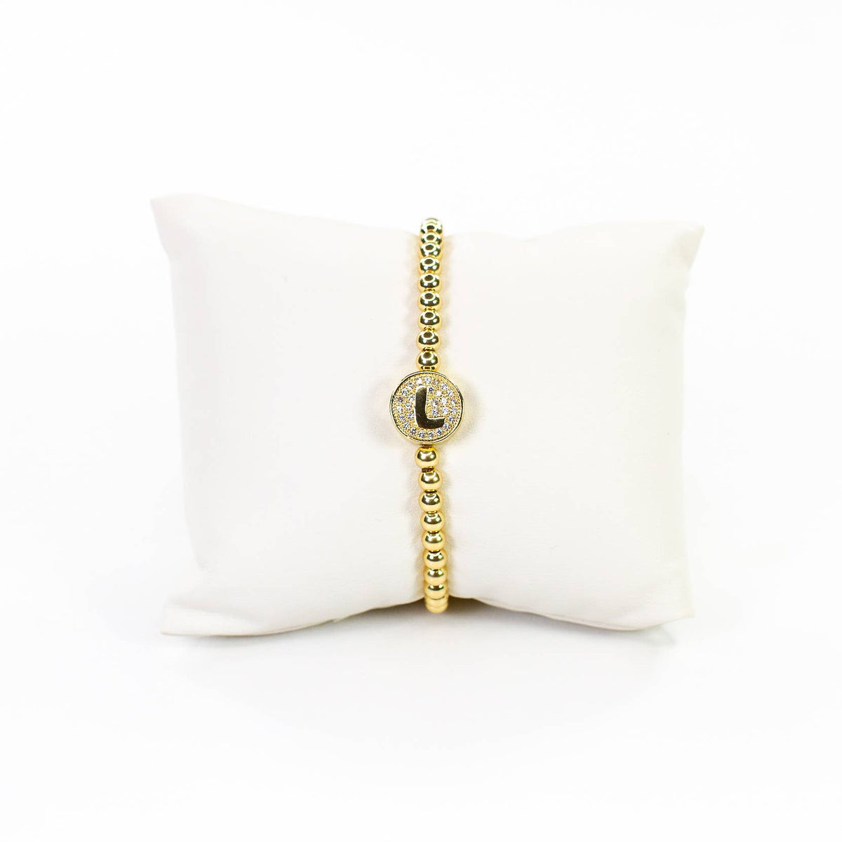 Initial Simulated Diamond Bracelet: T