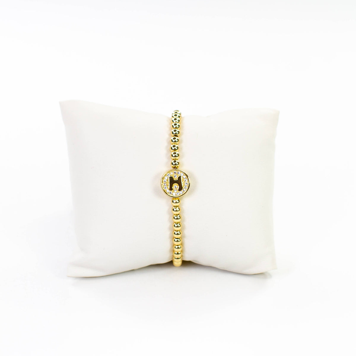 Initial Simulated Diamond Bracelet: T