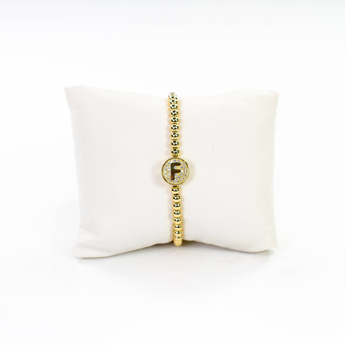 Initial Simulated Diamond Bracelet: T