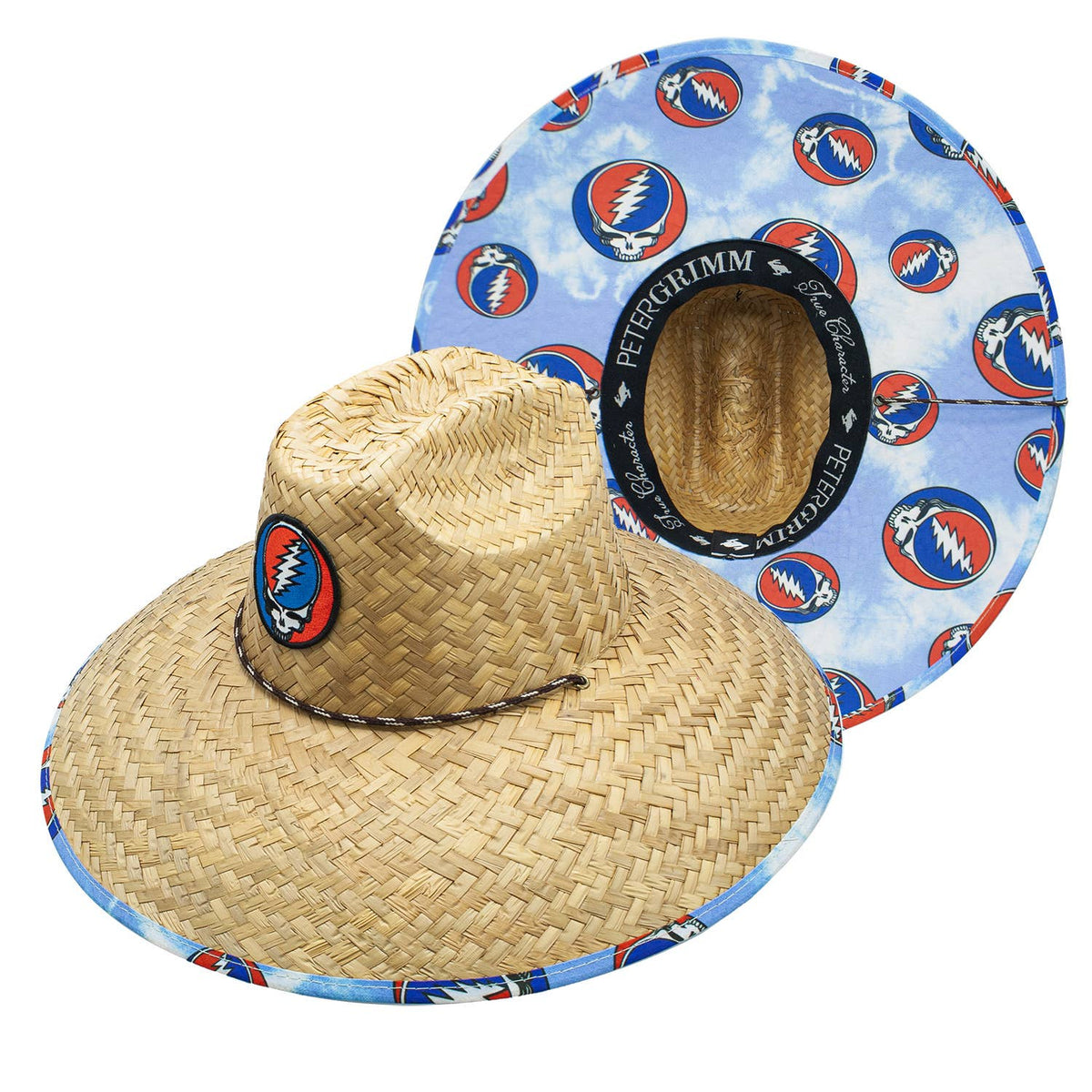 SYF Hasselhoff Underbrim Straw Lifeguard Hat