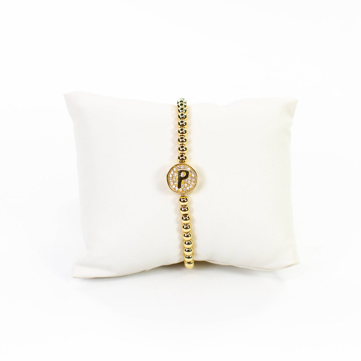 Initial Simulated Diamond Bracelet: E