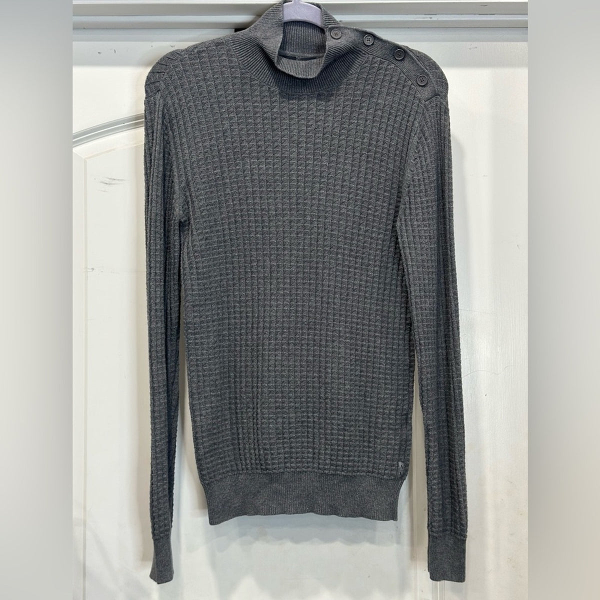 Vintage Armani Exchange Long Sleeve‎ grey sweater Size M