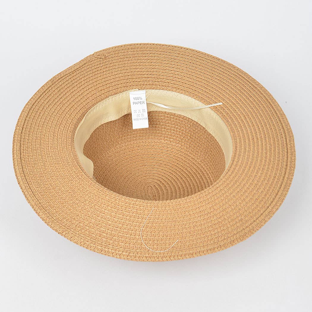Faux Straw Hat