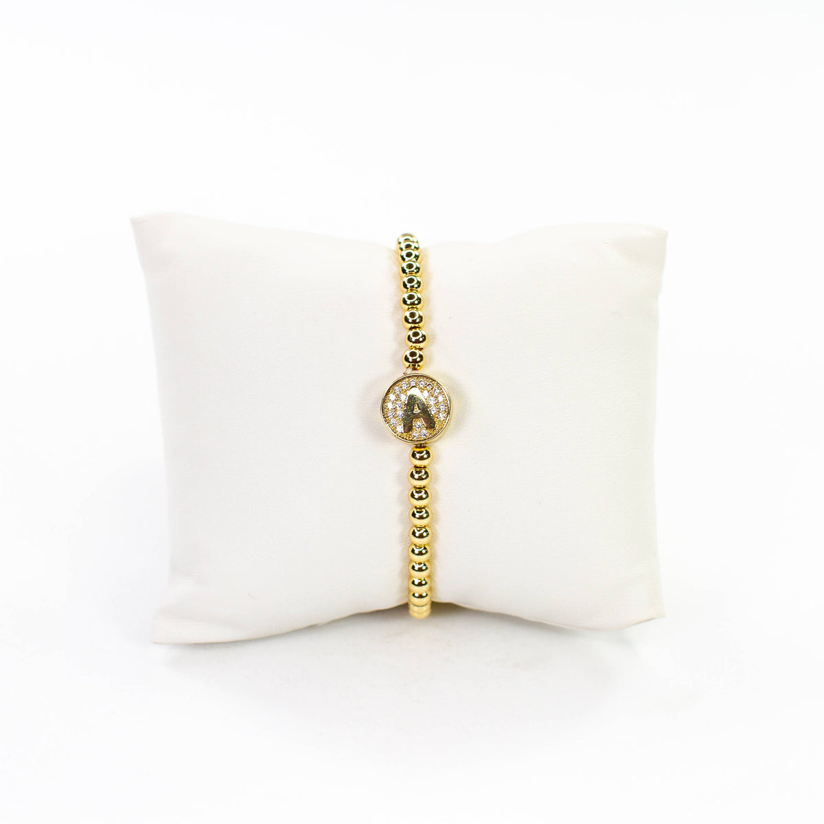 Initial Simulated Diamond Bracelet: T