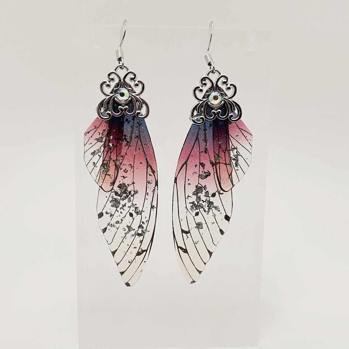Handmade Fairy Wings Earrings Insect Butterfly Wing: F