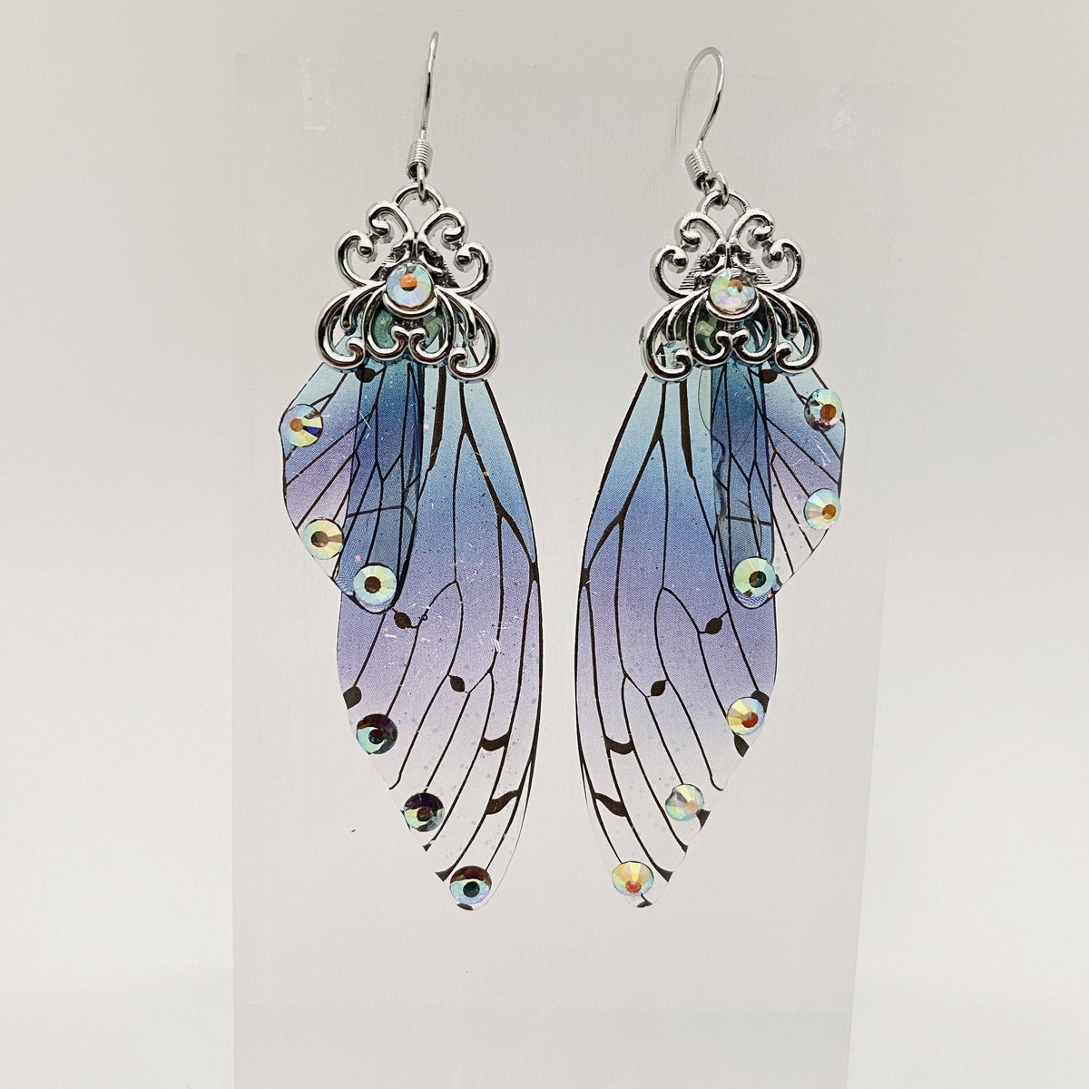 Handmade Fairy Wings Earrings Insect Butterfly Wing: F
