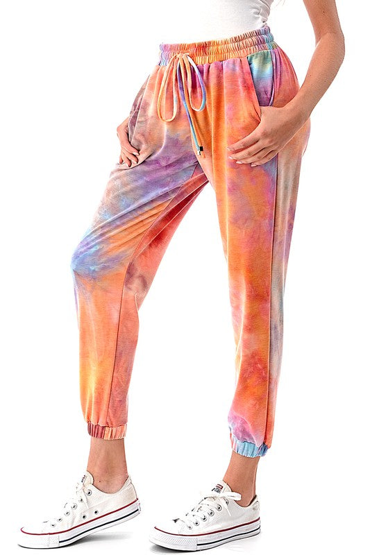 Double Rainbow Tie Dye Sweats