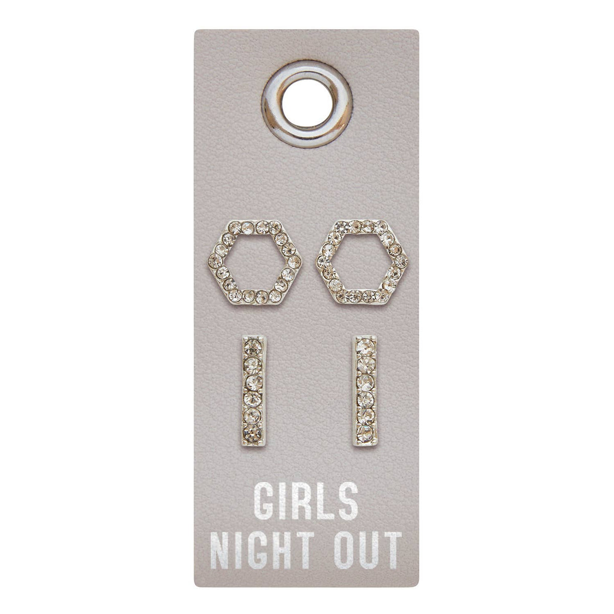 Slvr Earrings-Girls Night Out