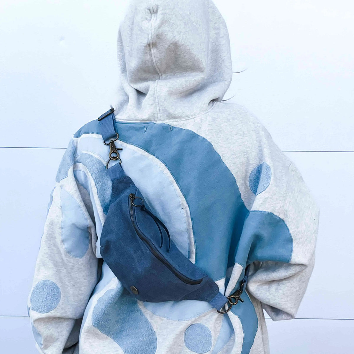 Devin Denim Bum Bag-Blue Denim