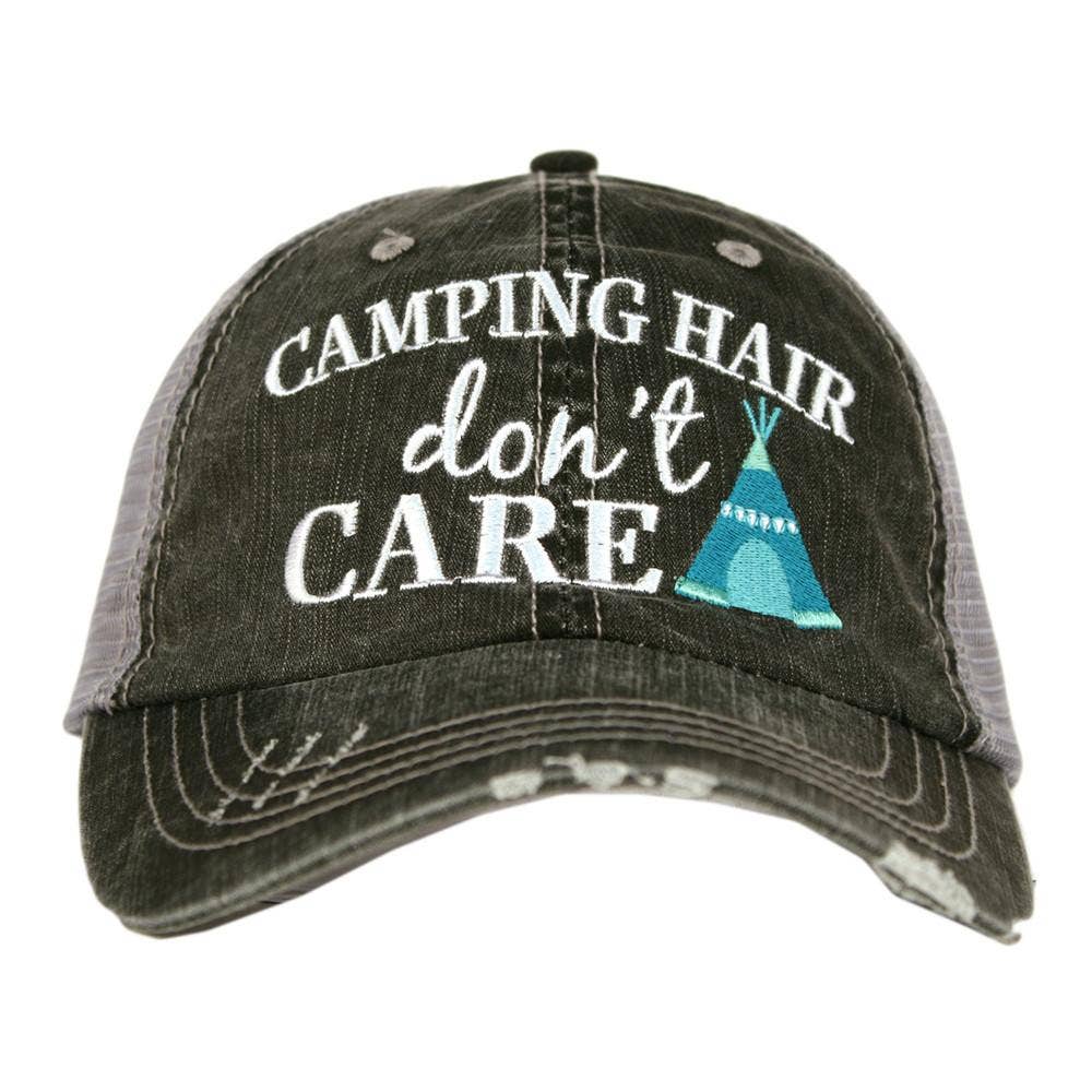 Camping Hair Don't Care Trucker Hat