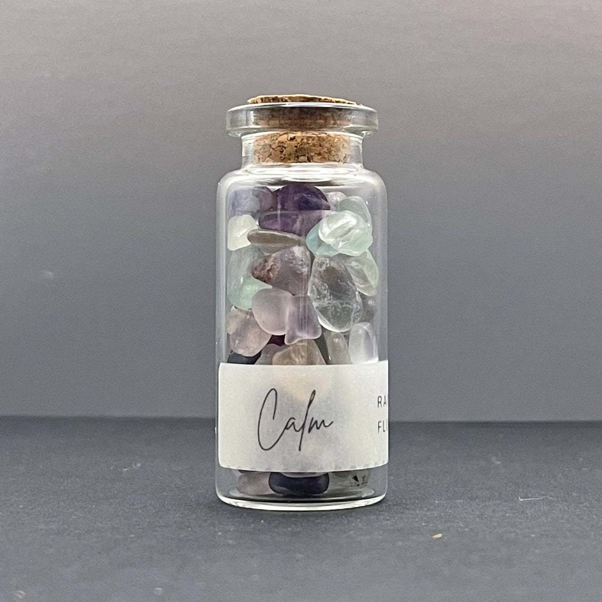 Calm | Rainbow Fluorite Crystal Chips 10ml Vial