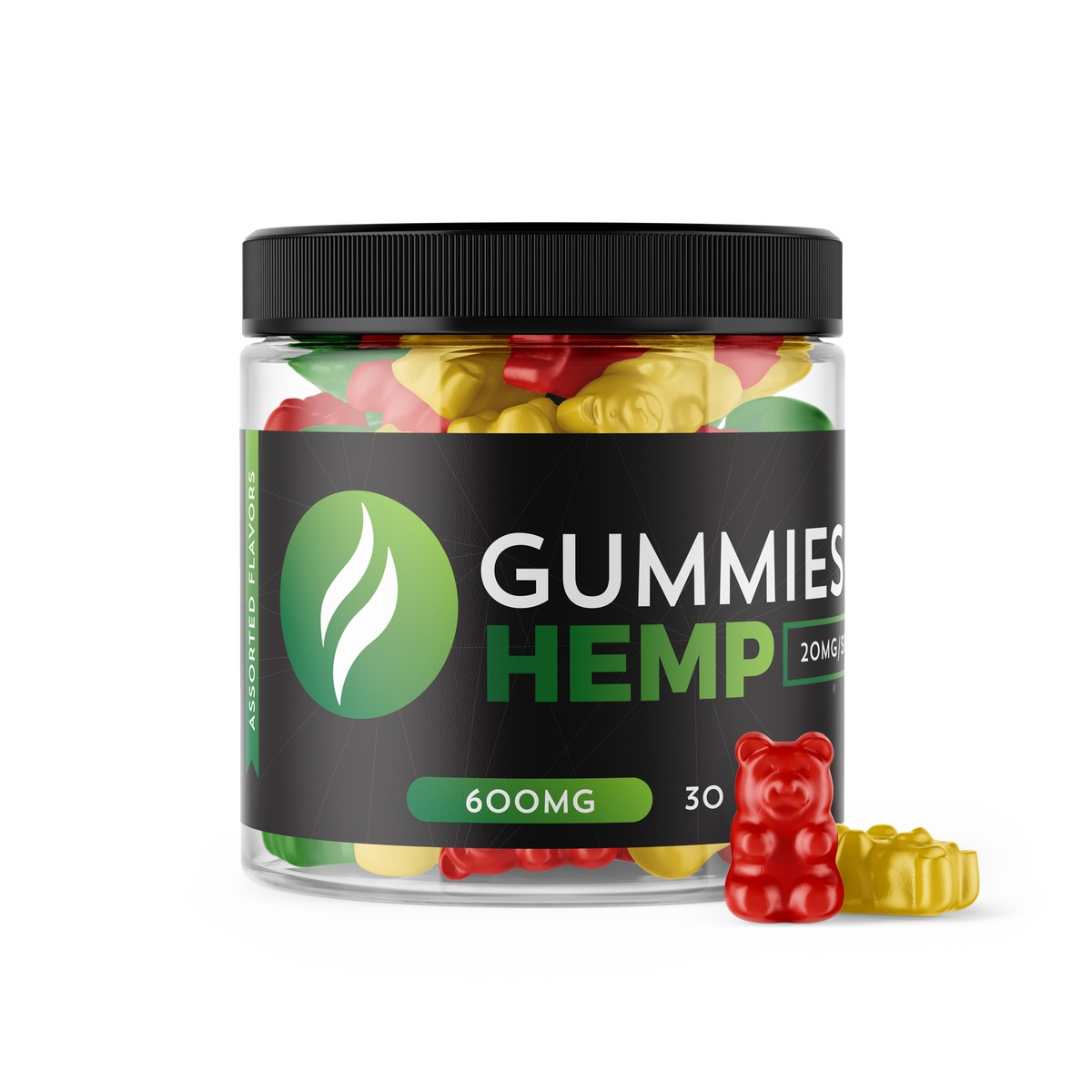 Gummy Bears with Hemp (600mg)