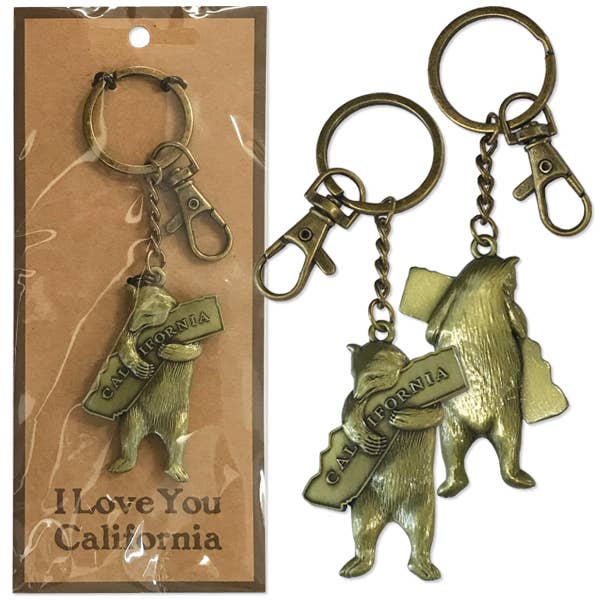 CA Bear Hug Keychain