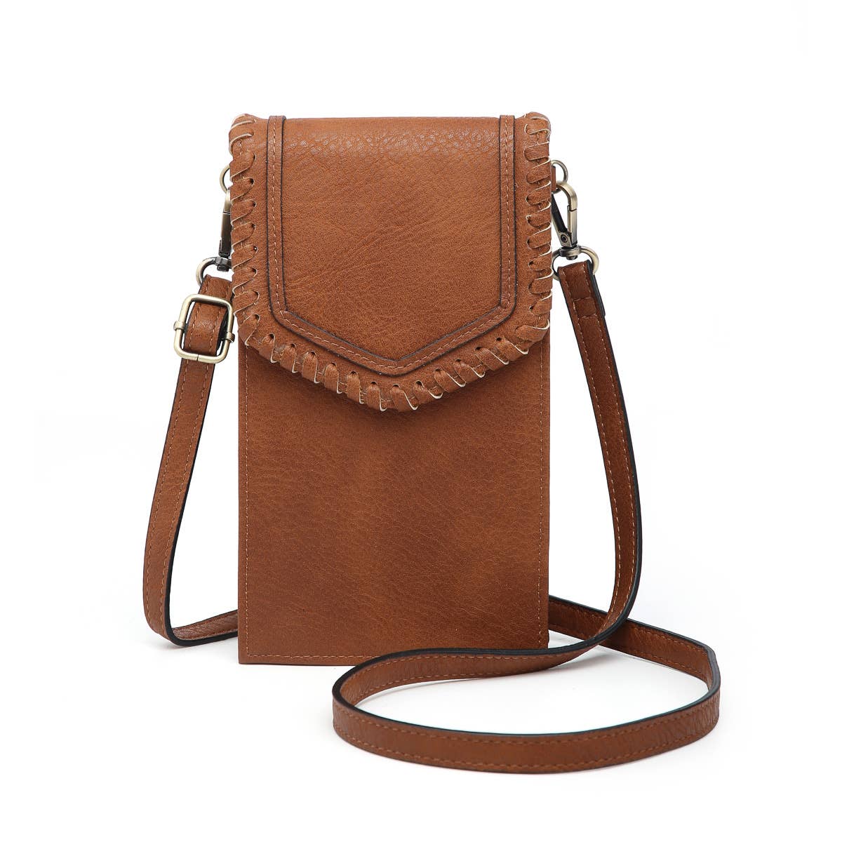 Carter RFID Whipstitch Touch Screen Crossbody