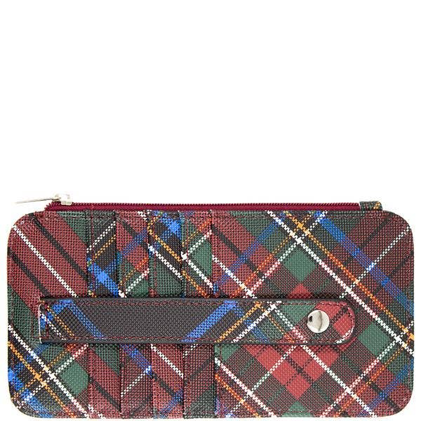 Marlo Credit Card Sleeve-Plaid