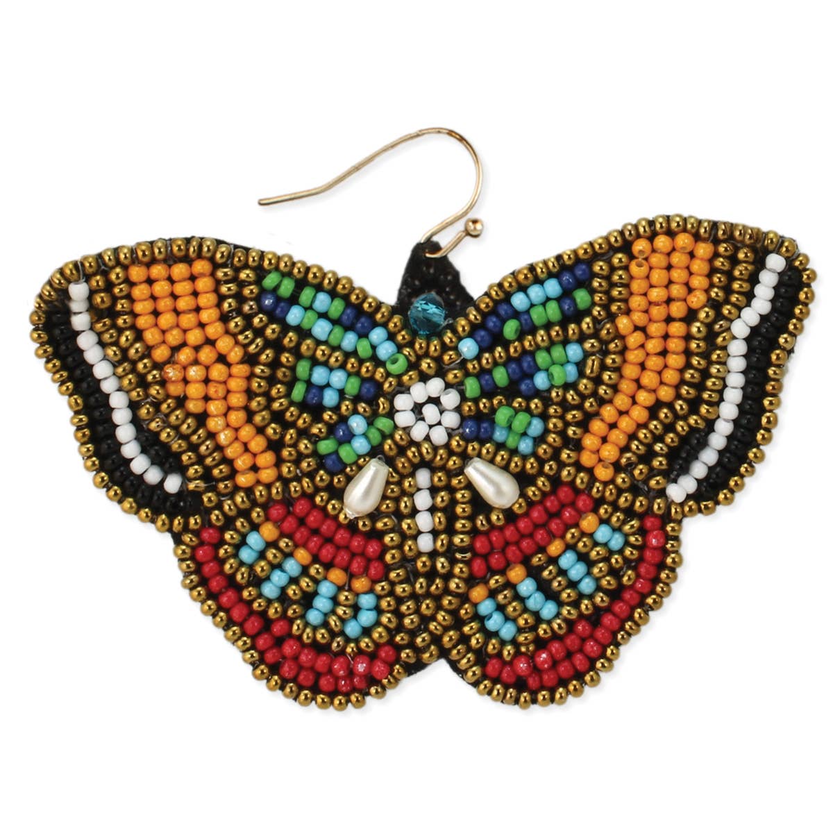Summer Wings Butterfly Beaded Earrings