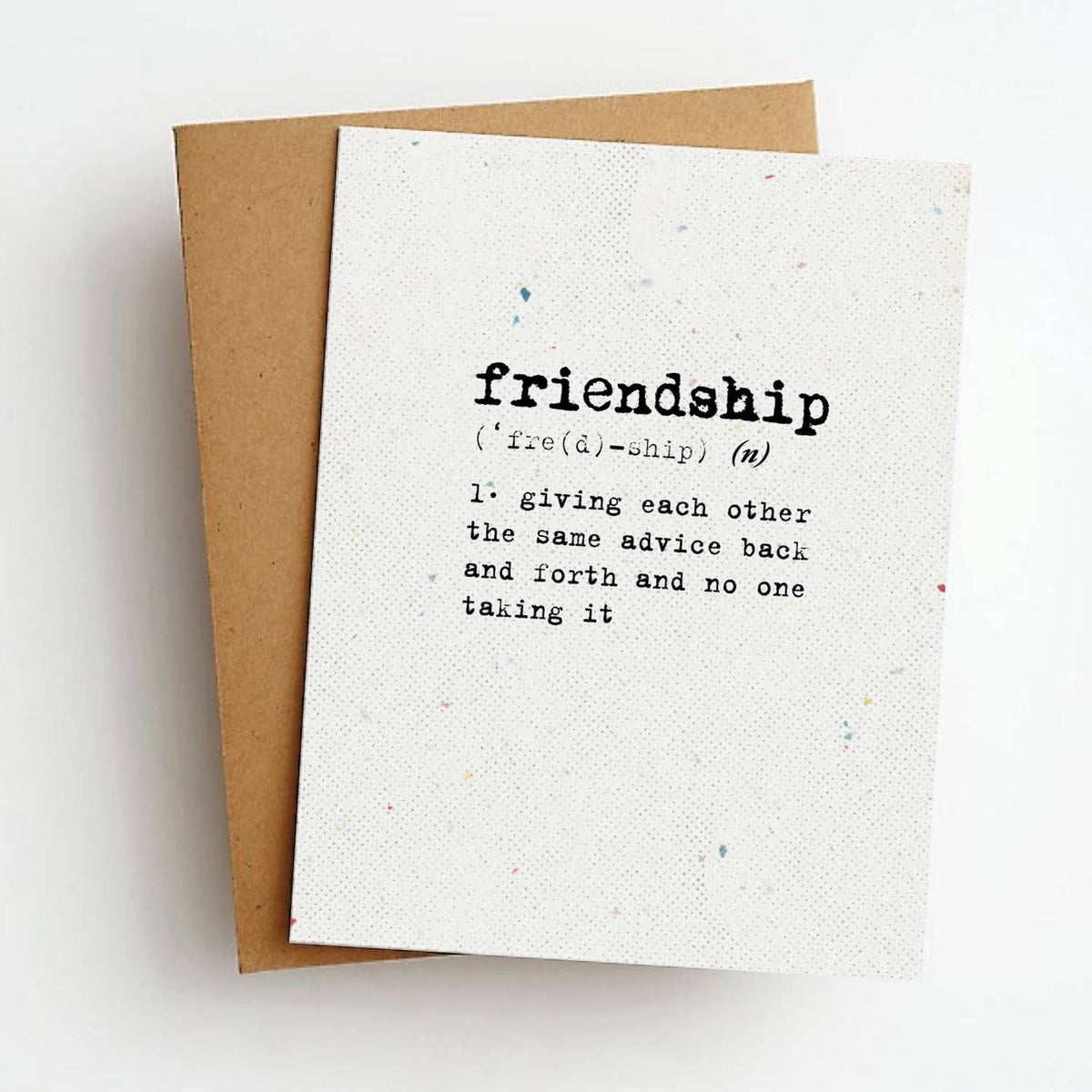Friendship Definition Card