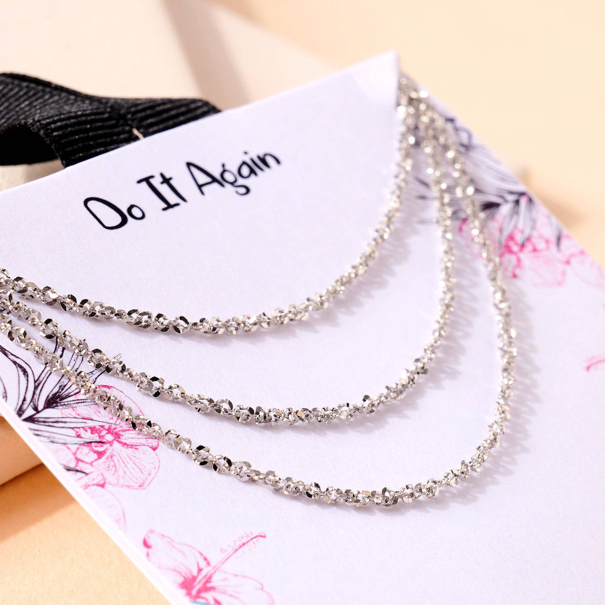 Layered Gold Dip Short Necklace