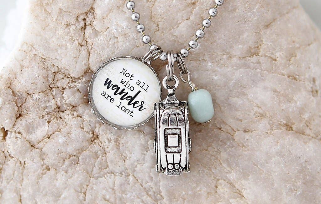 Not All Who Wander Necklace