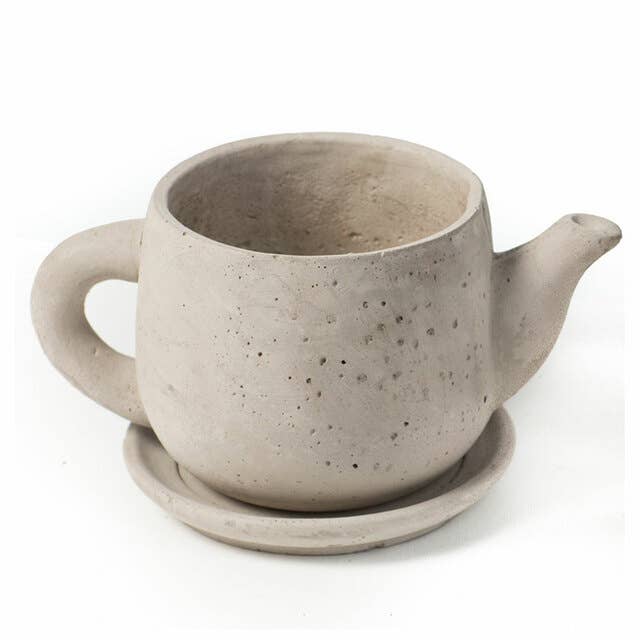 Concrete "Teapot" Planter