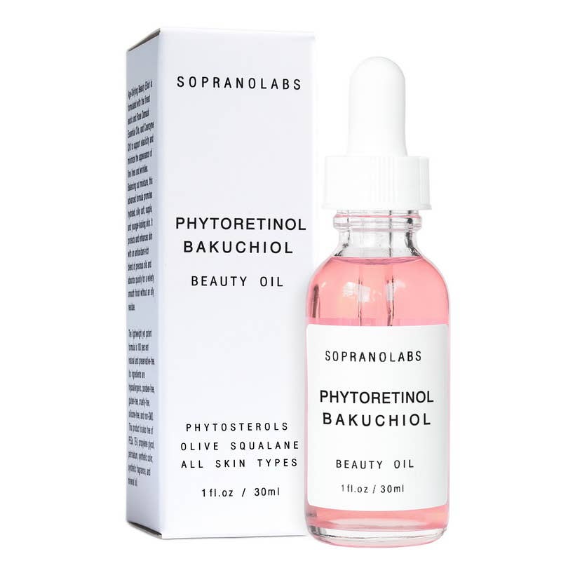 PHYTORETINOL BAKUCHIOL Vegan Beauty Oil  Serum: 1 fl oz (30 ml)
