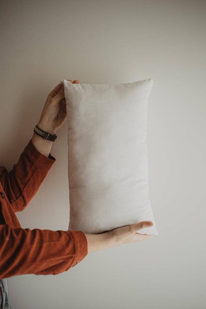12x18 or 18x12 | Indoor Outdoor Hypoallergenic Polyester Pillow Economical Insert