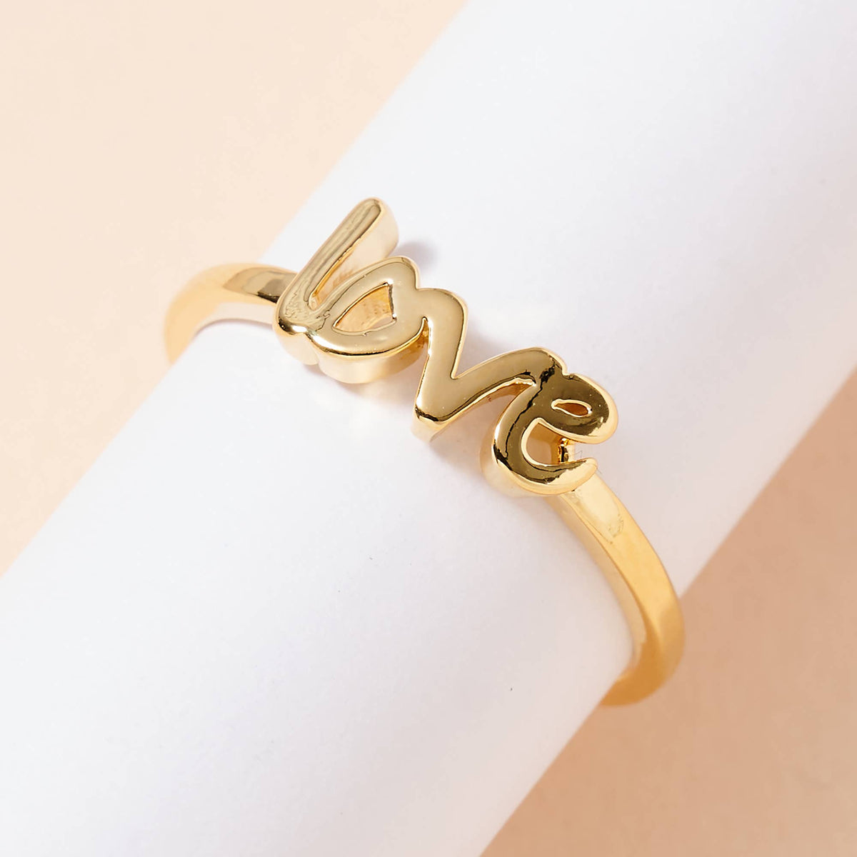 Love Secret Box Gold Dip Ring
